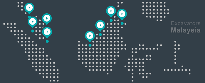 Excavators Malaysia Map